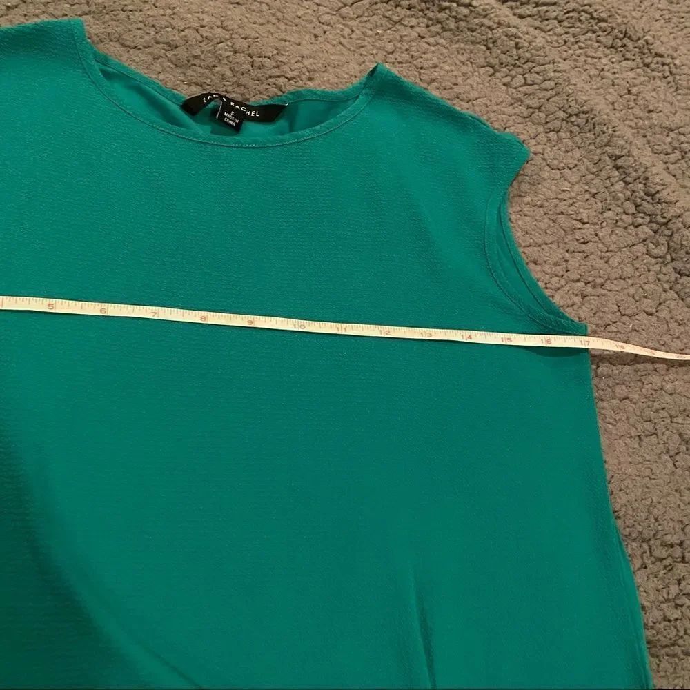 Zac & Rachel Green Top Size Small - Picture 12 of 12